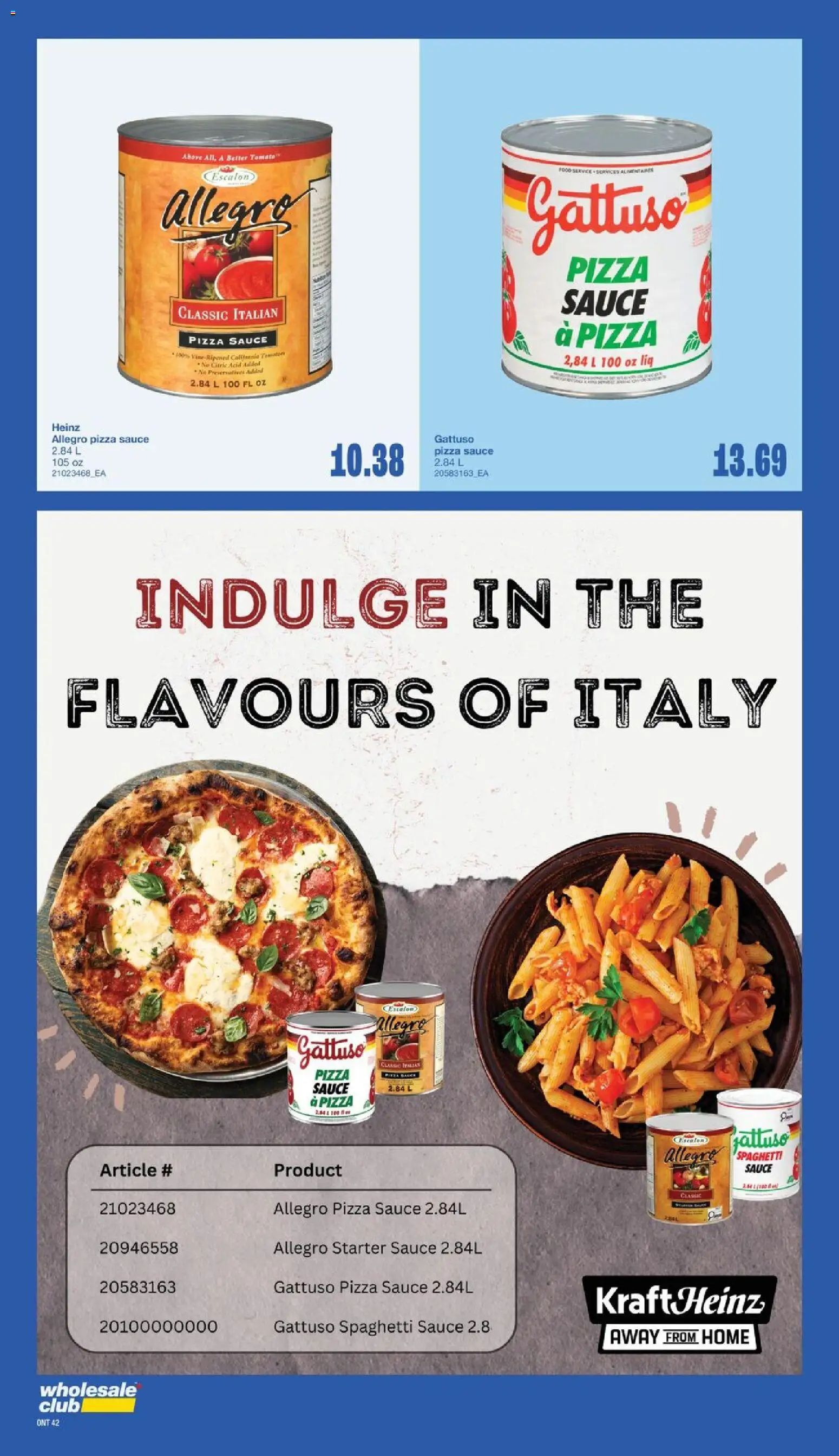 Wholesale Club flyer valid from 23.10.2025 | Page: 46 | Products: Pizza