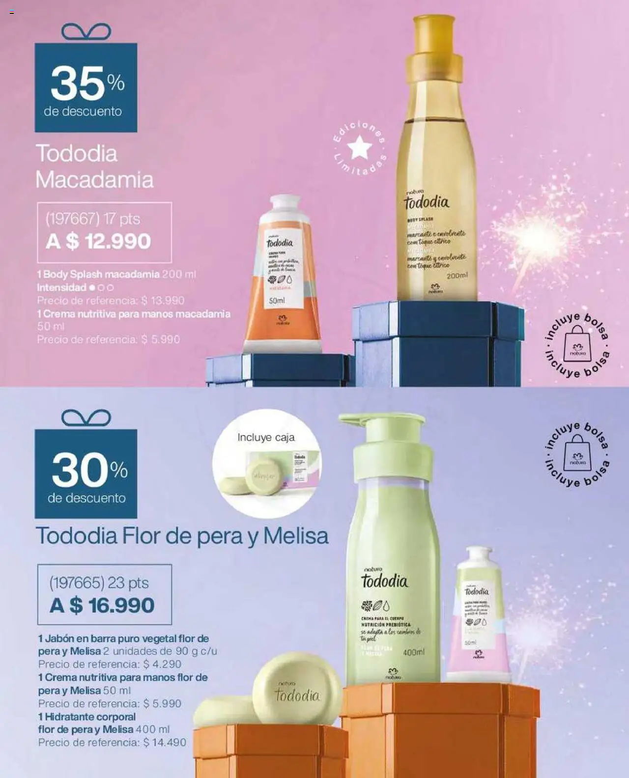 Natura catálogo │ válido desde el 22.07.2025 | Página: 12 | Productos: Body, Crema para el cuerpo, Jabón, Pera