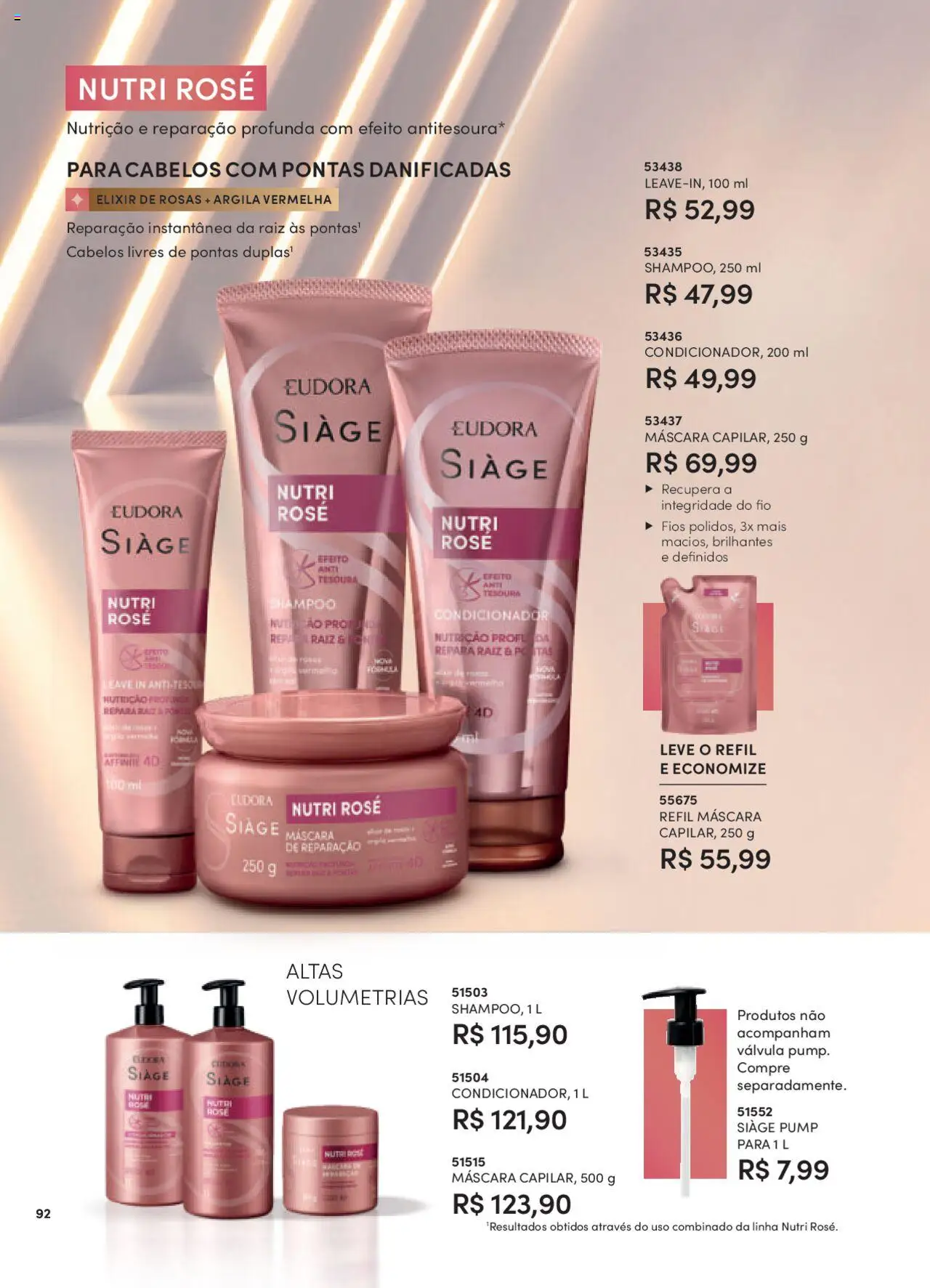 Eudora Folheto - válido de 08.09.2025 | Página: 92 | Produtos: Shampoo, Argila, Condicionador, Tesoura