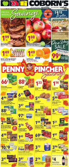 Preview of Coborn's weekly ads valid from 12.11.2025