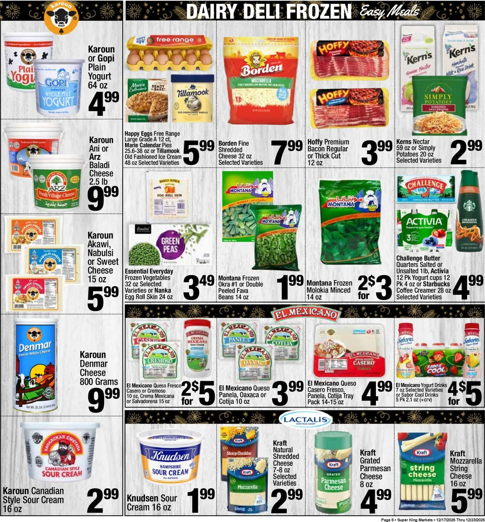 Super King Weekly Ad - valid from 17.12.2025 | Page: 7 | Products: Yogurt, Eggs, Cream, Ice cream