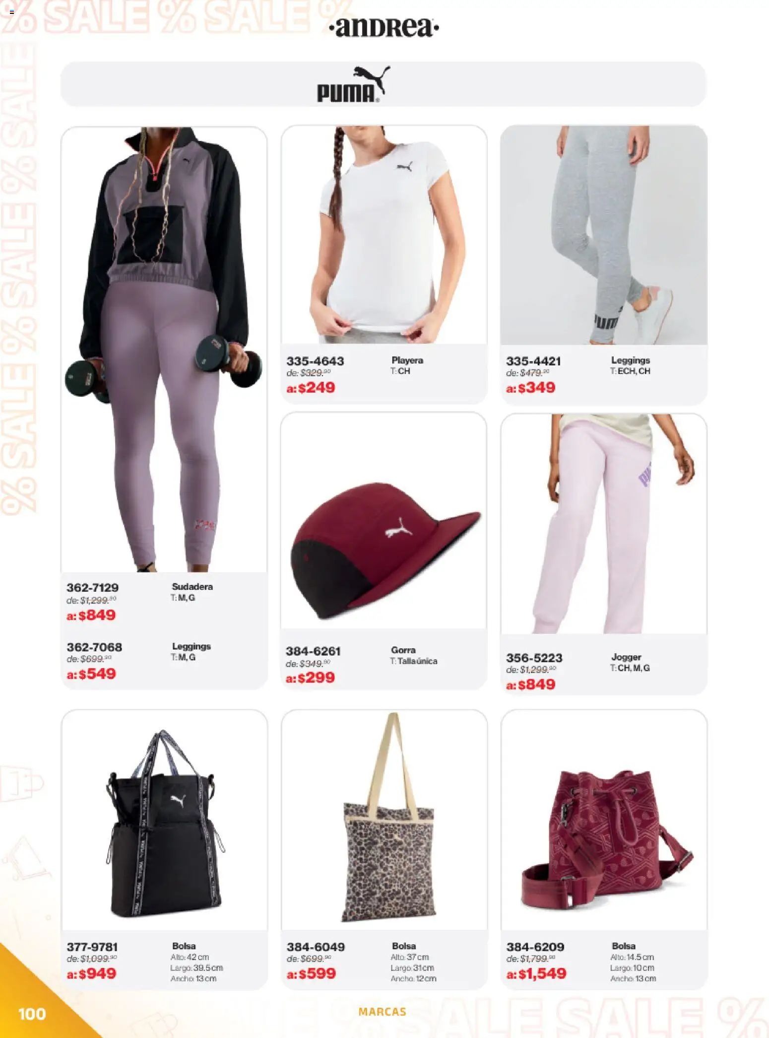 Nuevas ofertas de Andrea válidas en toda la República Mexicana desde el 21.12.2025. ¡Encuentra las mejores ofertas en Andrea catálogo Outlet! | Página: 100 | Productos: Gorra, Bolsa, Sudadera, Playera