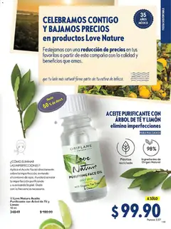 Vista previa de Oriflame campaña 3 2026, nuevo folleto de la tienda, válido en México a partir del 14.02.2026 | Página: 119 | Productos: Contorno, Limón, Aceite, Sobre