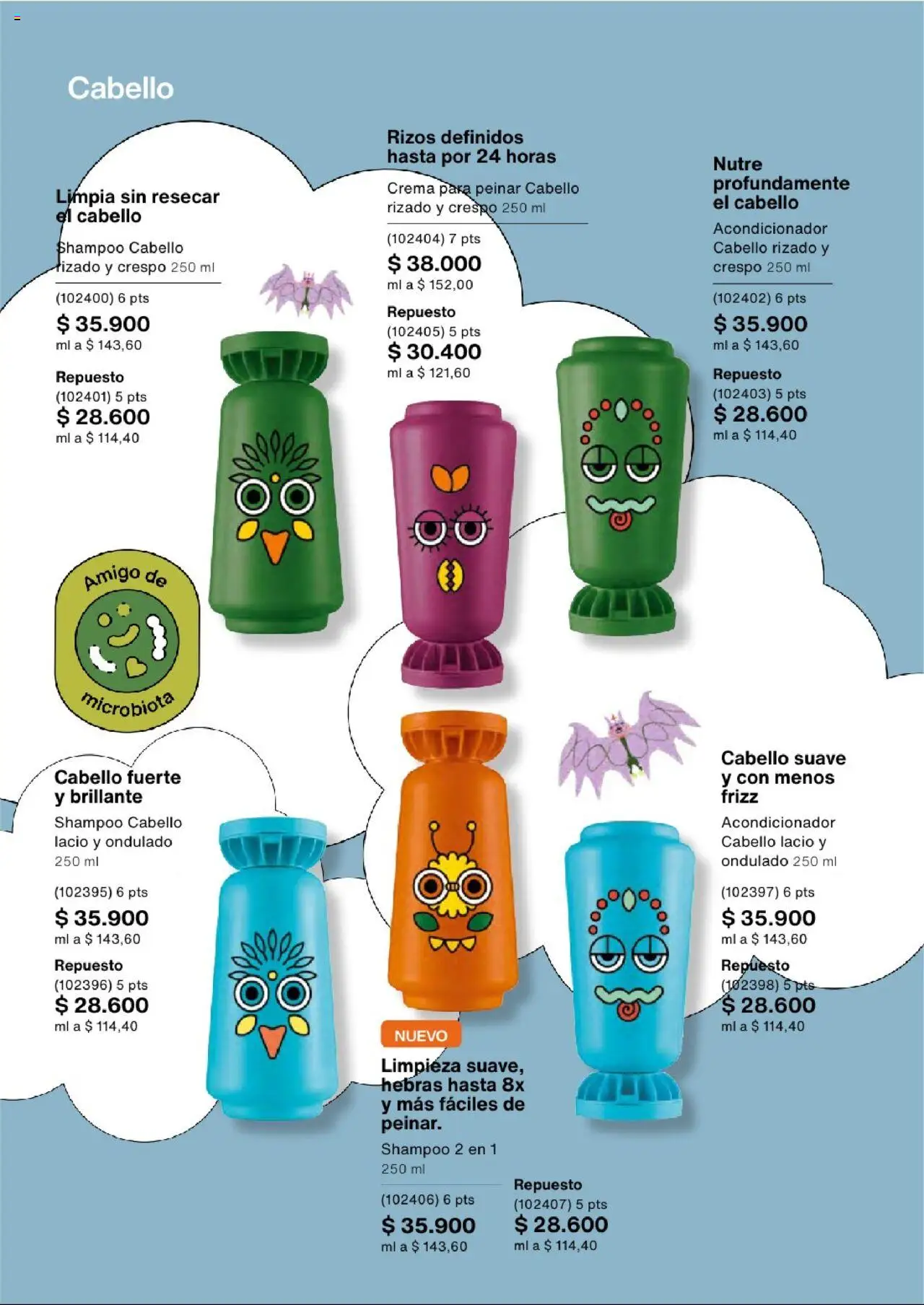 Natura revista - valida desde el 03.09.2025 | Página: 144 | Productos: Crema, Shampoo, Acondicionador