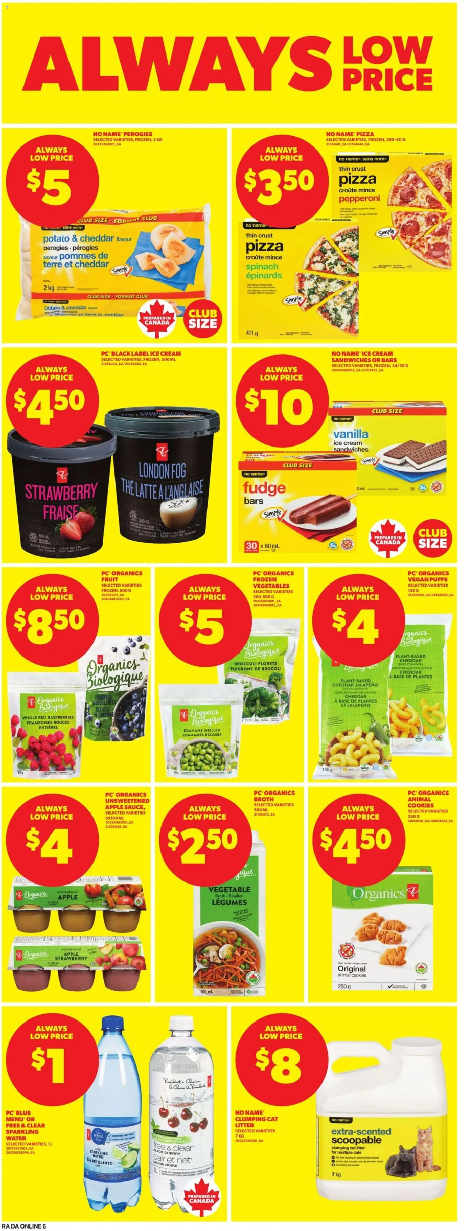 Atlantic Superstore flyer valid from 08.01.2026 | Page: 15 | Products: Cream, Cookies, Ice cream, Pizza
