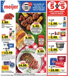 Preview of Meijer weekly ads valid from 17.08.2025