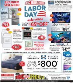 Preview of ABC Warehouse weekly ads valid from 24.08.2025