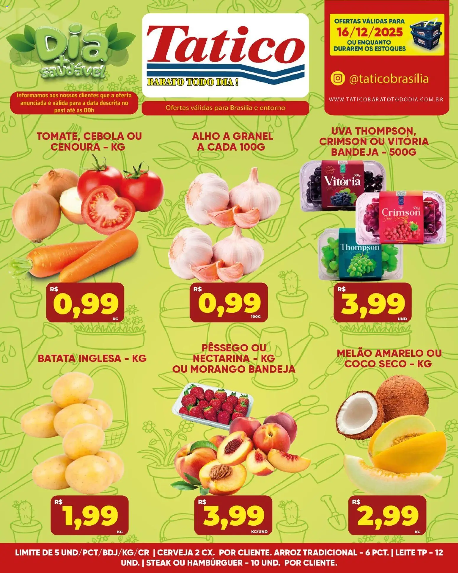 Tatico Folheto - válido de 17.12.2025 | Página: 26 | Produtos: Alho, Arroz, Hambúrguer, Bandeja