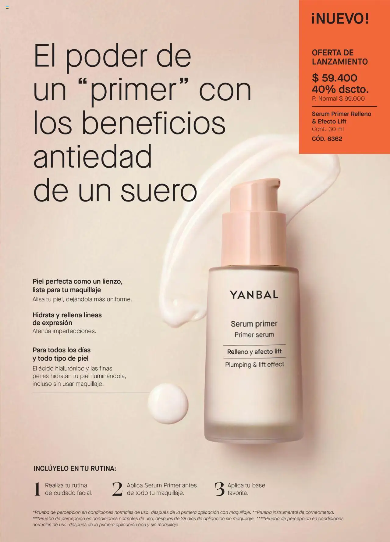 Yanbal revista - valida desde el 24.05.2025 | Página: 63 | Productos: Serum, Maquillaje