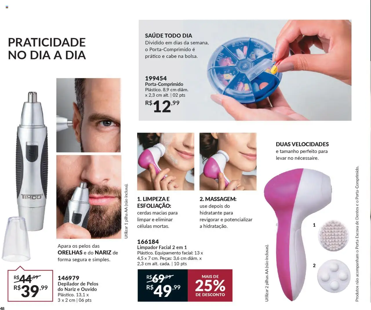 Avon Folheto - válido de 13.06.2025 | Página: 48 | Produtos: Depilador, Pilhas