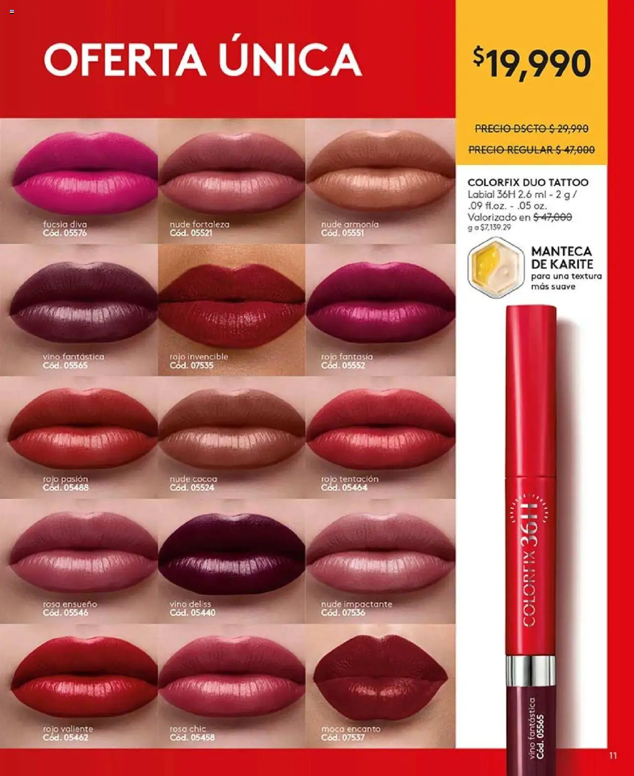 Ésika revista - valida desde el 16.06.2025 | Página: 11 | Productos: Manteca, Vino