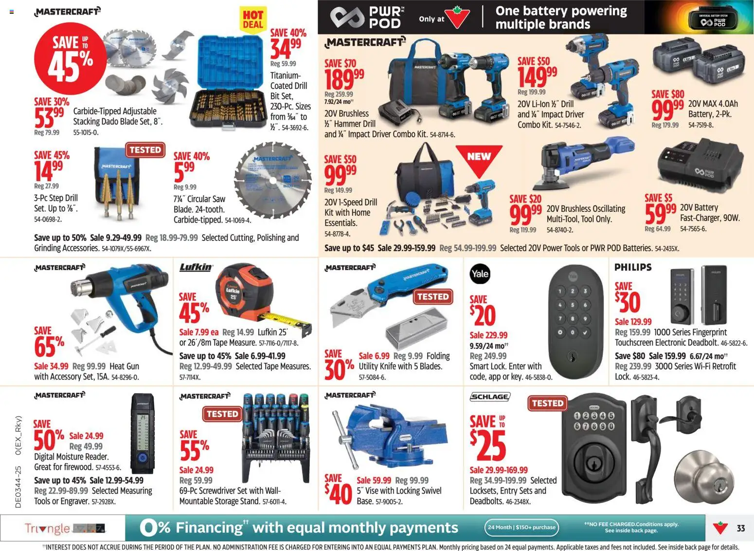 Canadian Tire flyer valid from 23.10.2025 | Page: 33 | Products: Battery
