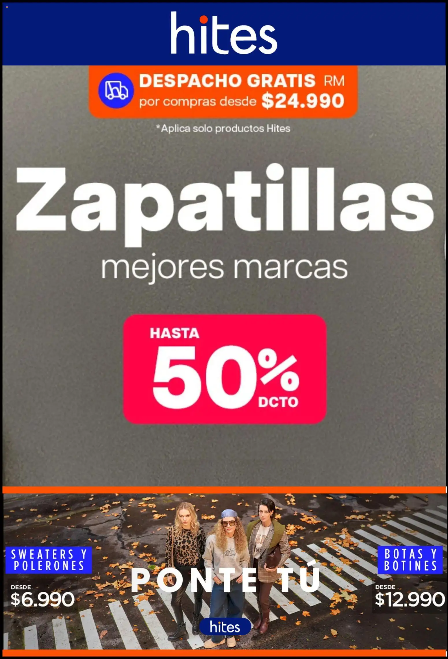 Hites Ofertas  │ válido desde el 15.04.2026 | Página: 1 | Productos: Botines, Botas, Zapatillas