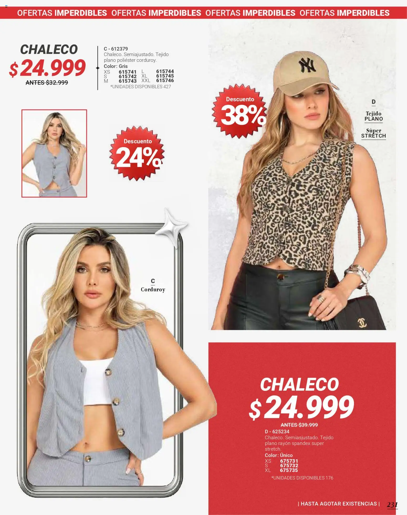 Carmel revista - valida desde el 01.03.2026 | Página: 231 | Productos: Chaleco