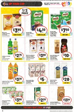 Preview of IGA Catalogue WA - valid from 10.12.2025 | Page: 25 | Products: Milk, Lemon, Peach, Nescafe