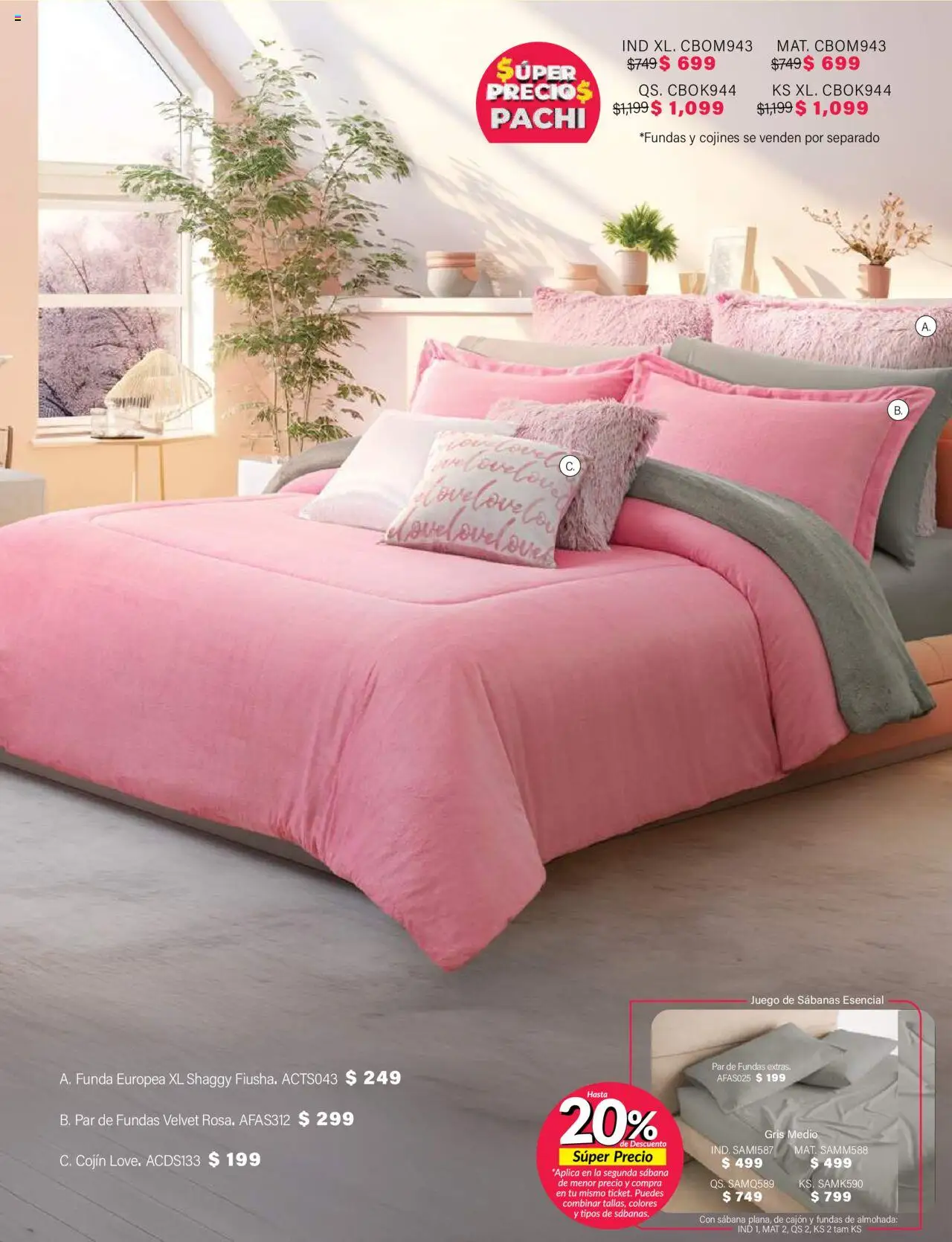 Nuevas ofertas de Colchas Concord válidas en toda la República Mexicana desde el 01.08.2025. ¡Encuentra las mejores ofertas en Colchas Concord - Catálogo! | Página: 683 | Productos: Juego, Funda, Almohada, Sabanas