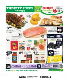 Preview of Thrifty Foods weekly flyer / circulaire from shop Thrifty Foods valid from 12.03.2026