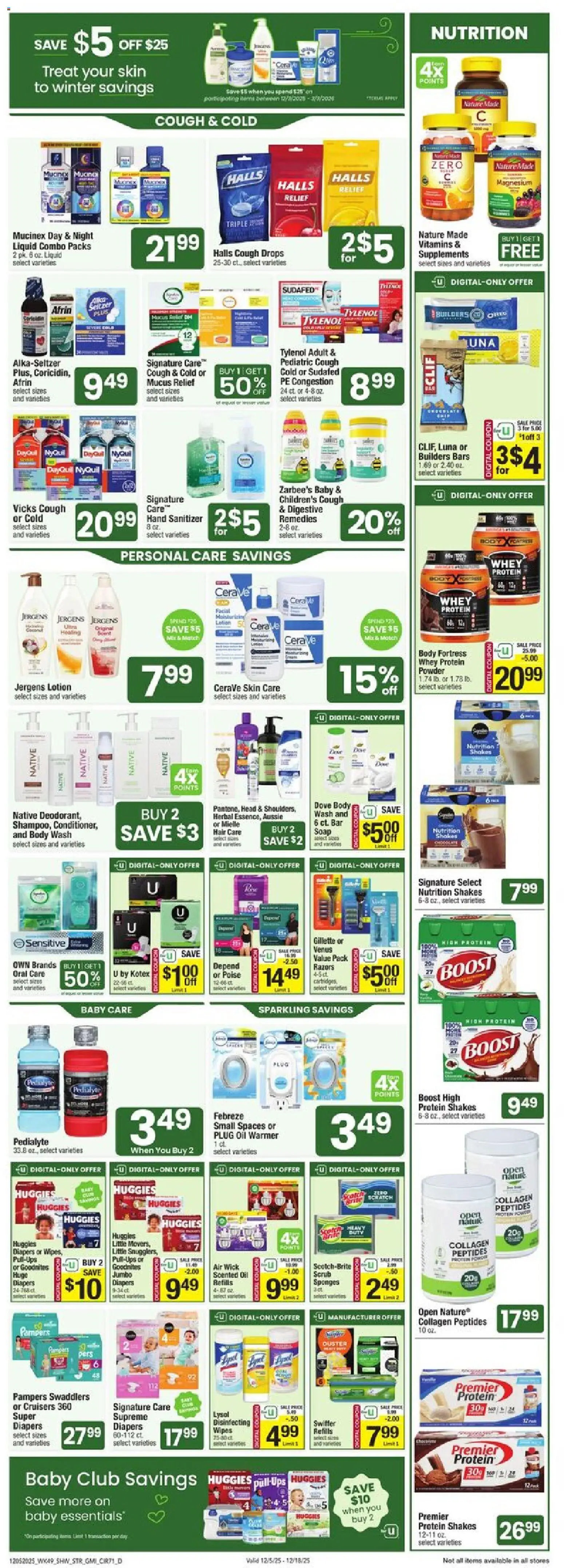 Star Market Weekly Ad - MA - valid from 05.12.2025 | Page: 6 | Products: Magnesium, Protein Powder, Powder, Oil