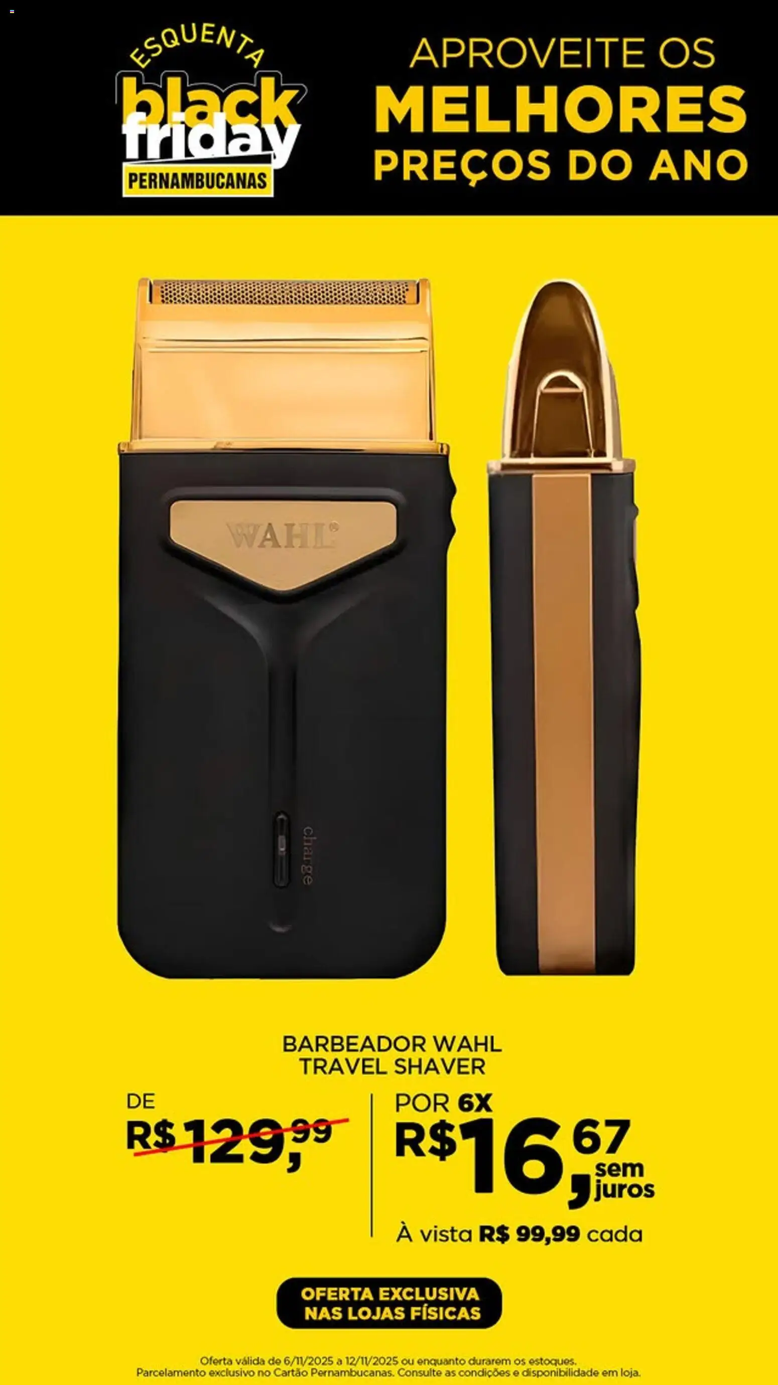Pernambucanas Folheto - válido de 06.11.2025 | Página: 7 | Produtos: Barbeador