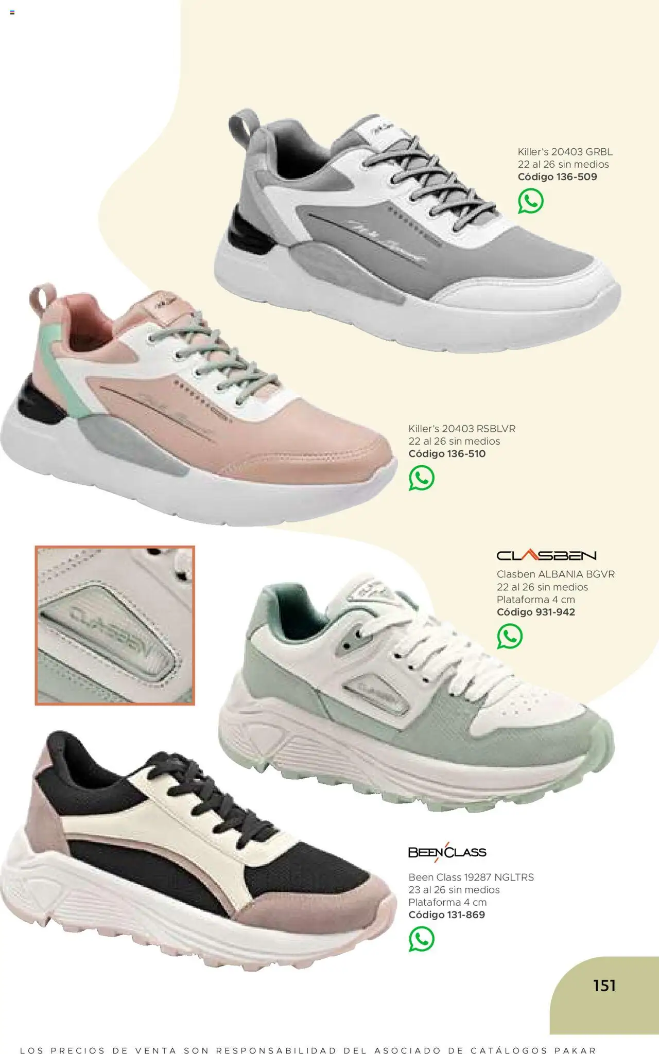 Nuevas ofertas de SC Pakar válidas en toda la República Mexicana desde el 24.07.2025. ¡Encuentra las mejores ofertas en SC Pakar - Catálogo Casual otoño / invierno! | Página: 151