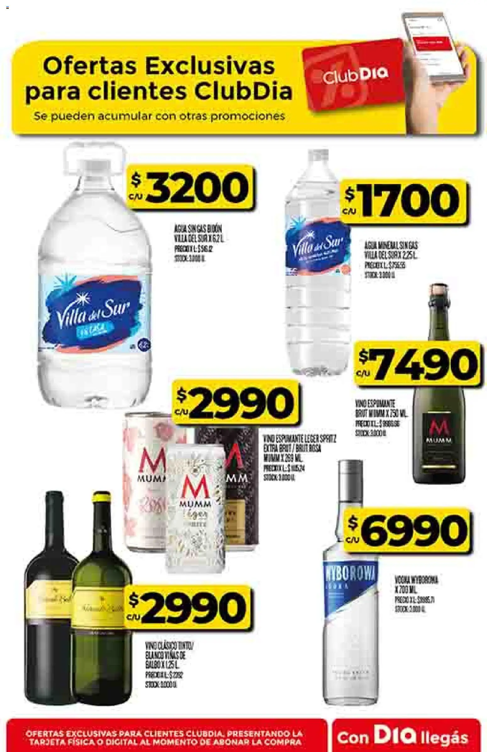 Supermercado DIA Ofertas │ válido desde el 29.10.2025 | Página: 47 | Productos: Bidón, Agua, Vino