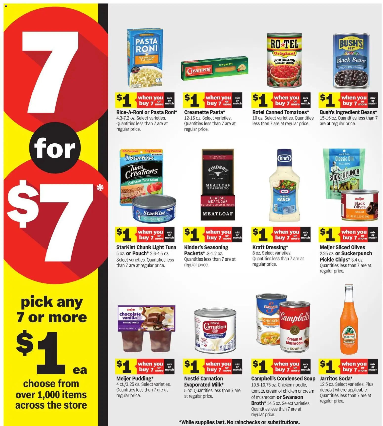Meijer Weekly Ad - MI - valid from 22.04.2026 | Page: 7 | Products: Tomatoes, Cream, Salad, Dill