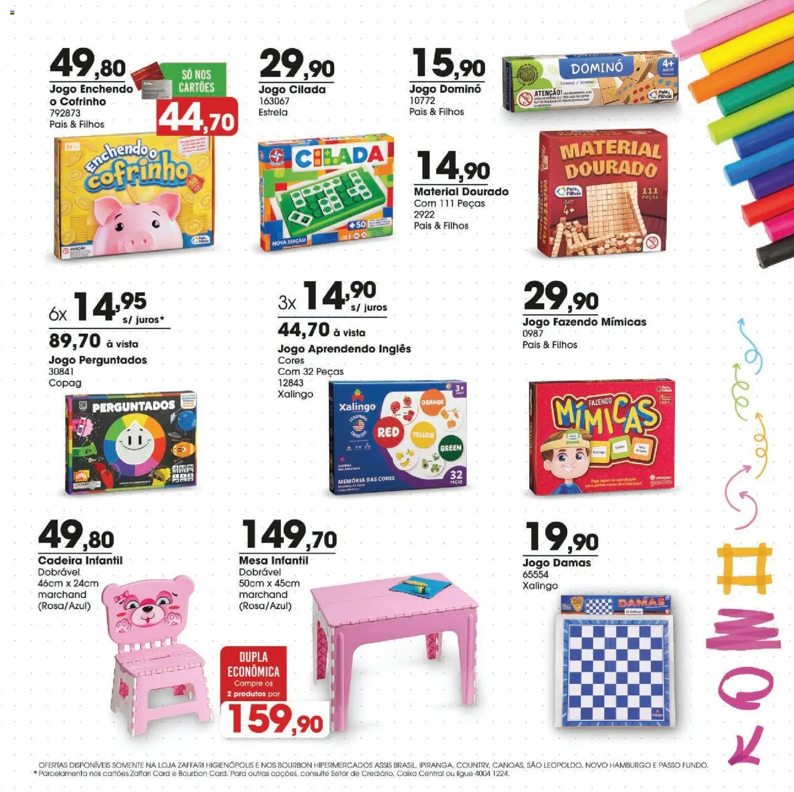 Zaffari Folheto - válido de 29.01.2026 | Página: 11 | Produtos: Mesa, Cadeira, Caixa, Bourbon