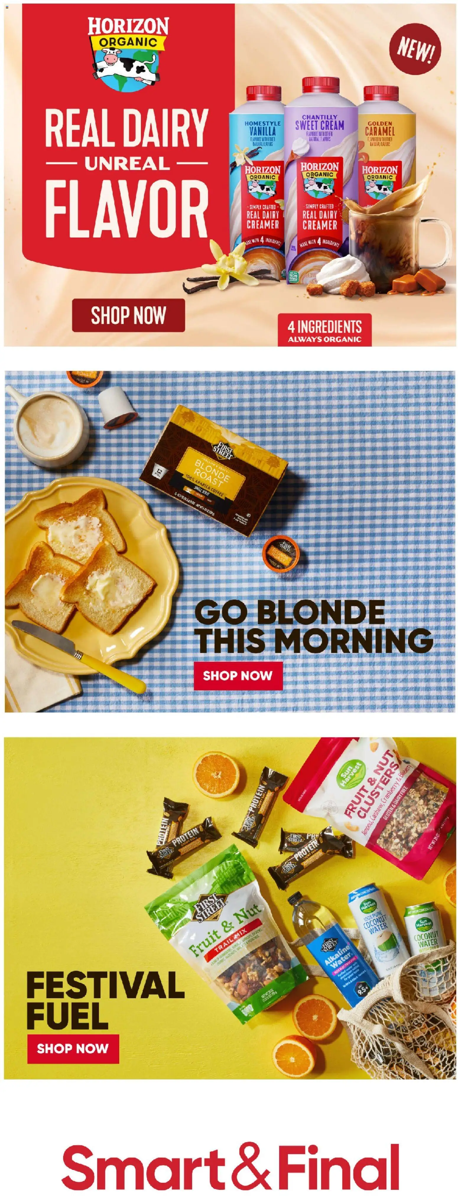 Smart & Final Weekly Ad - valid from 17.04.2026 | Page: 2 | Products: Coffee, Cream, Water