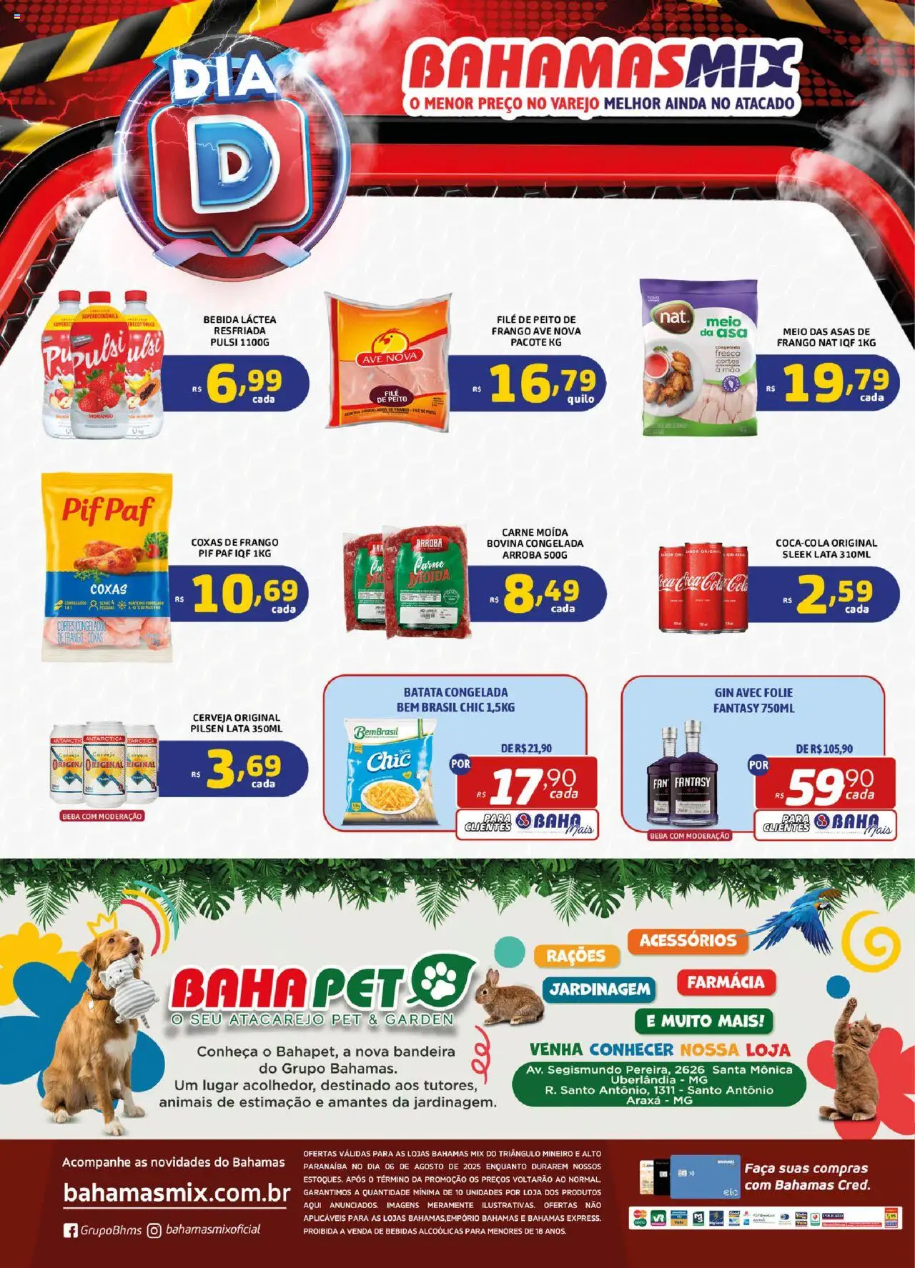 Bahamas Mix Folheto - válido de 06.08.2025 | Página: 2 | Produtos: Cola, Faca, Batata, Carne moída