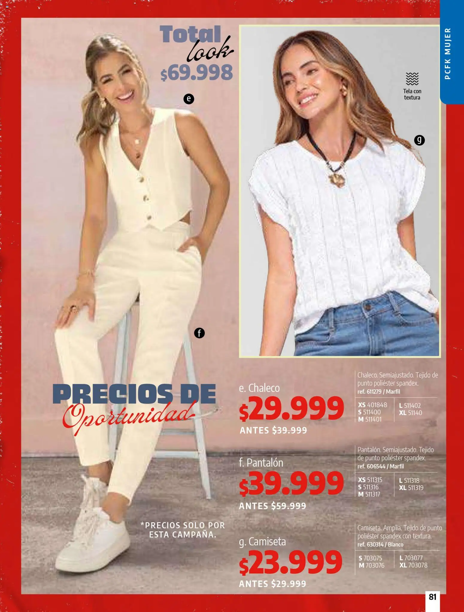 Pacifika revista - valida desde el 24.02.2026 | Página: 83 | Productos: Camiseta, Chaleco