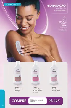 Jequiti - Revista 16/2025 - Pré-Visualização do folheto da loja Jequiti, válido de 11.11.2025 | Página: 56 | Produtos: Hidratante corporal, Bolsa