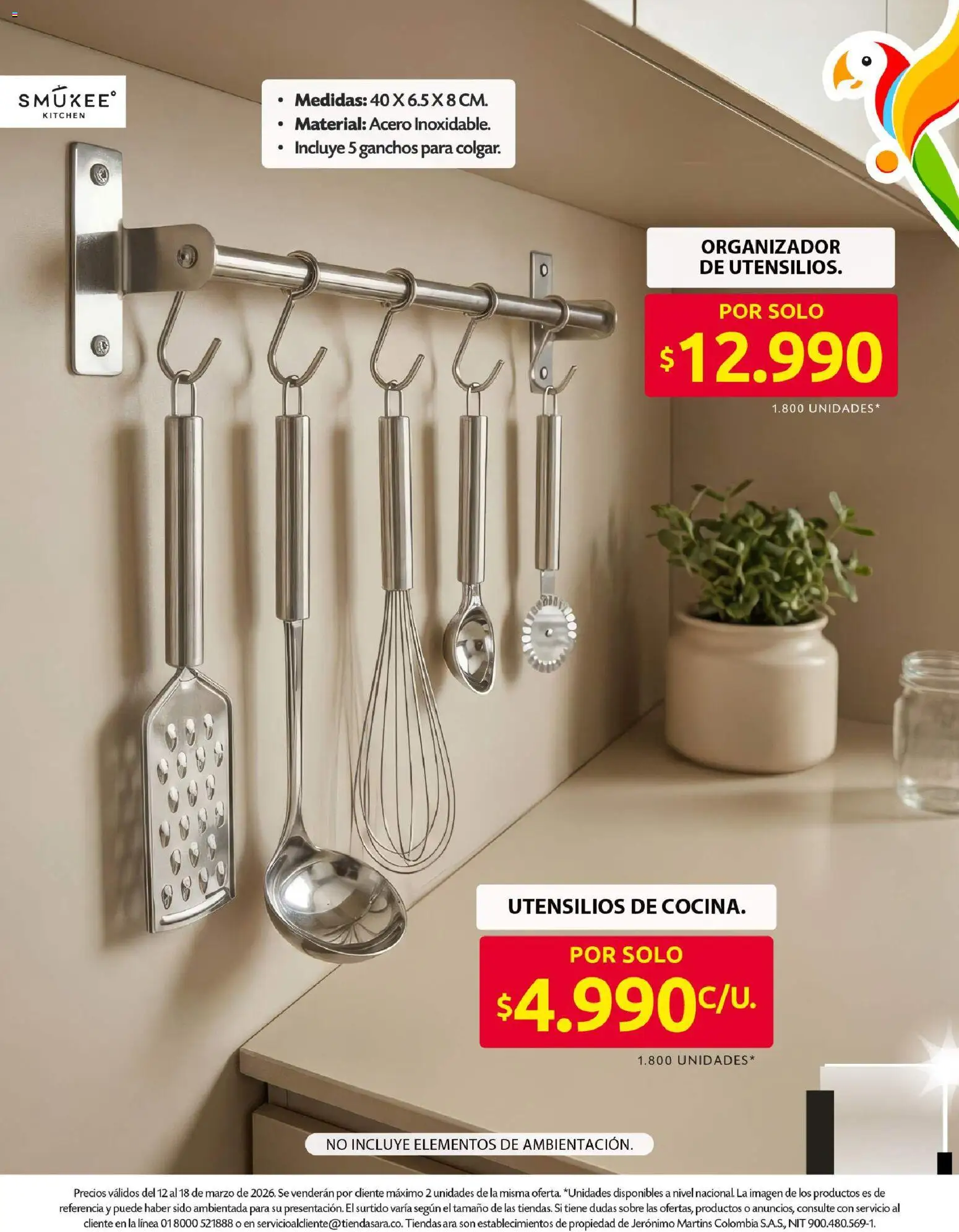 Ara revista - valida desde el 12.03.2026 | Página: 13 | Productos: Sobre, Organizador