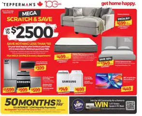 Preview of Tepperman's weekly flyer / circulaire from shop Tepperman's valid from 18.09.2025