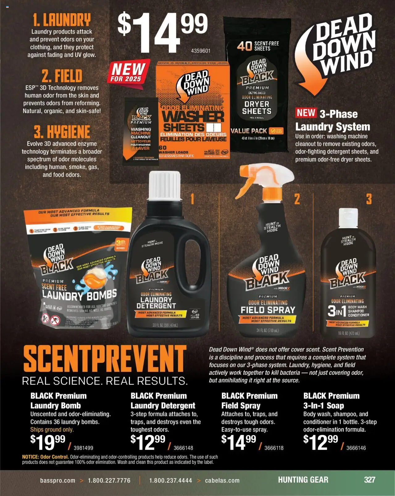 Cabela's Hunting Master 25 - valid from 11.08.2025 | Page: 327 | Products: Conditioner, Soap, Washer, Washing machine