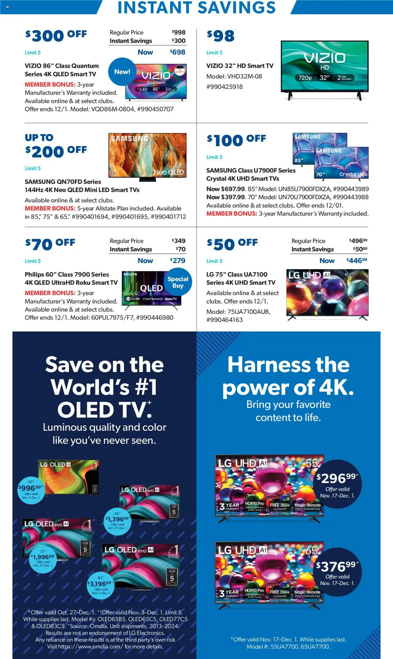 Sam's Club Black Friday - valid from 29.10.2025 | Page: 31 | Products: Tv