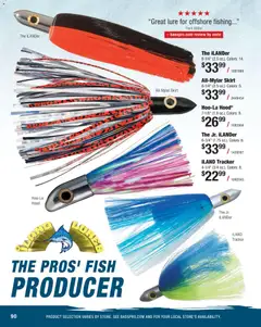 Preview of Cabela's weekly ads valid from 15.12.2025 | Page: 90 | Products: Fish, Lure