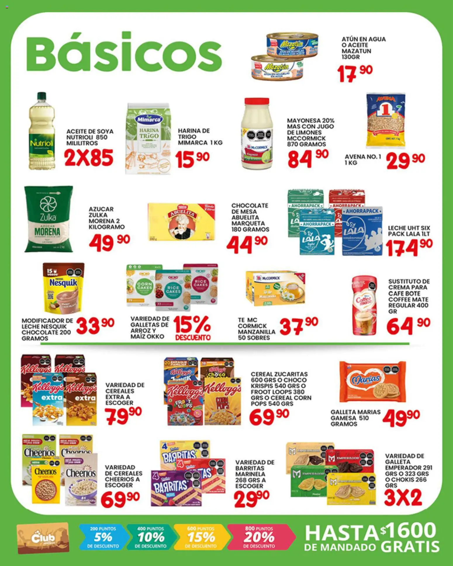 Nuevas ofertas de Alsuper válidas en toda la República Mexicana desde el 16.01.2026. ¡Encuentra las mejores ofertas en Alsuper folleto Durango! | Página: 2 | Productos: Maíz, Harina, Avena, Mesa
