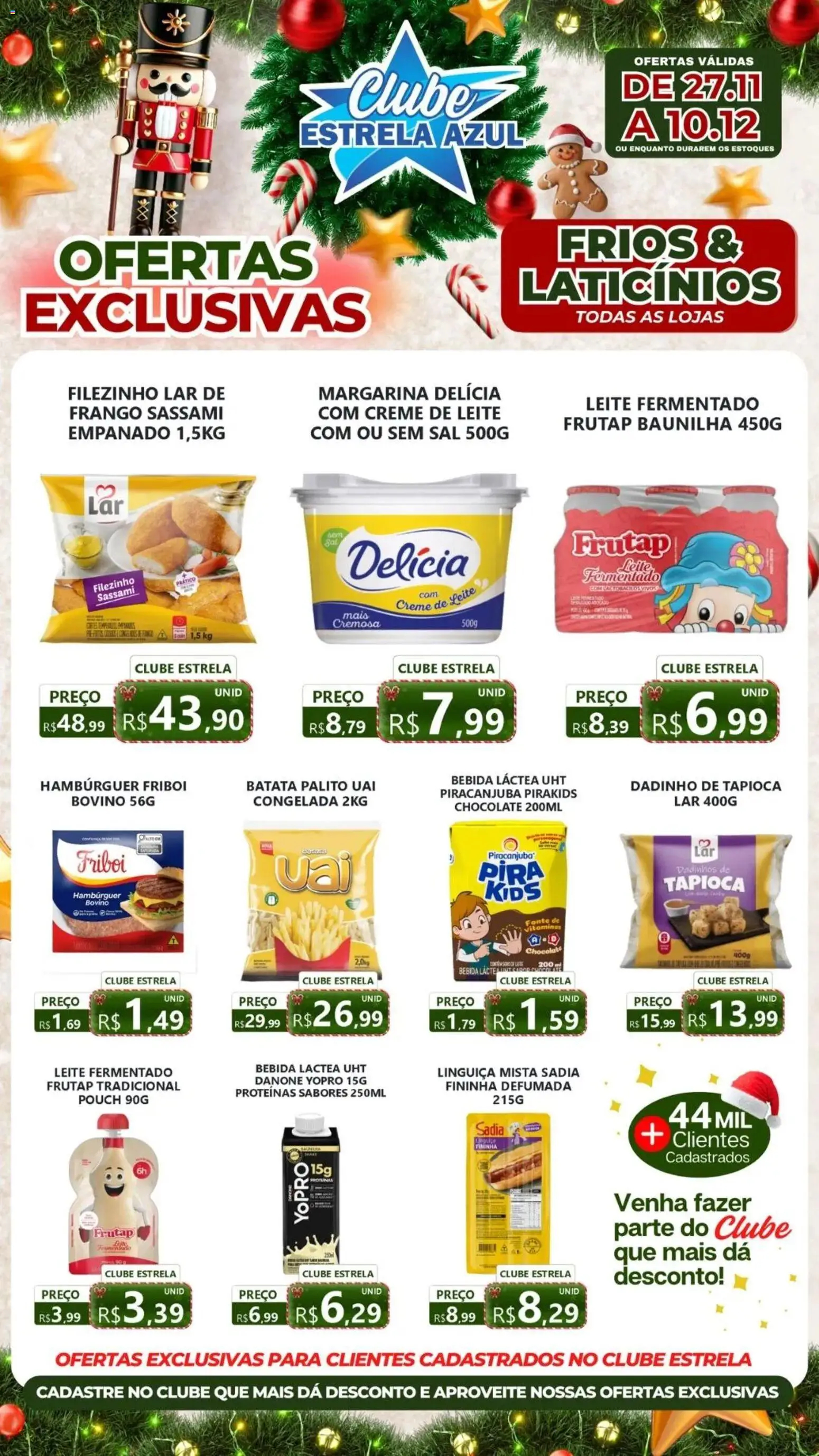 Estrela Azul Folheto - válido de 27.11.2025 | Página: 2 | Produtos: Tapioca, Creme, Batata, Frango