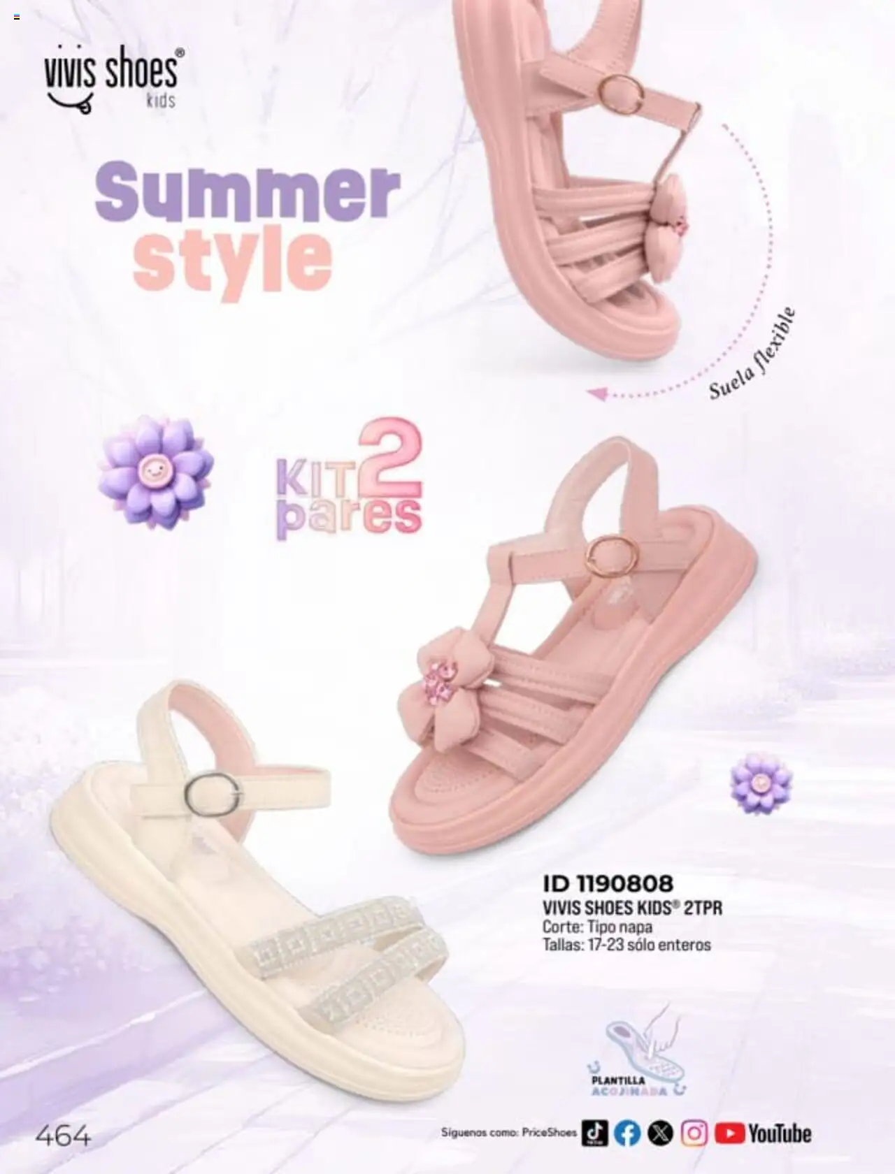 Nuevas ofertas de Price Shoes válidas en toda la República Mexicana desde el 27.01.2025. ¡Encuentra las mejores ofertas en Price Shoes catálogo Sandalias! | Página: 464 | Productos: Flexible