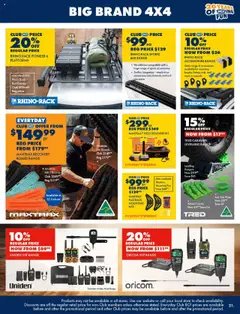 Preview of BCF Catalogue 20 Years of BCFing Big Brands - QLD  - valid from 21.10.2025 | Page: 21 | Products: Sink, Kits, Platforms, Accessories