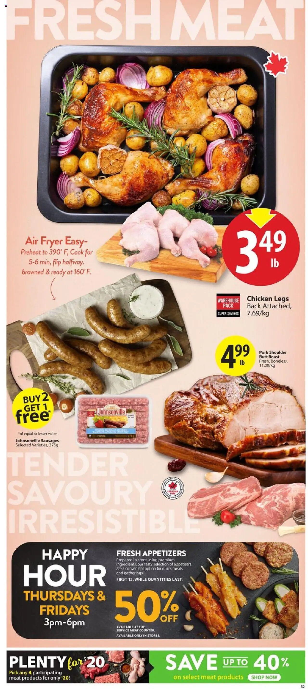 Save on foods flyer valid from 18.09.2025 | Page: 5 | Products: Fryer, Chicken, Pork