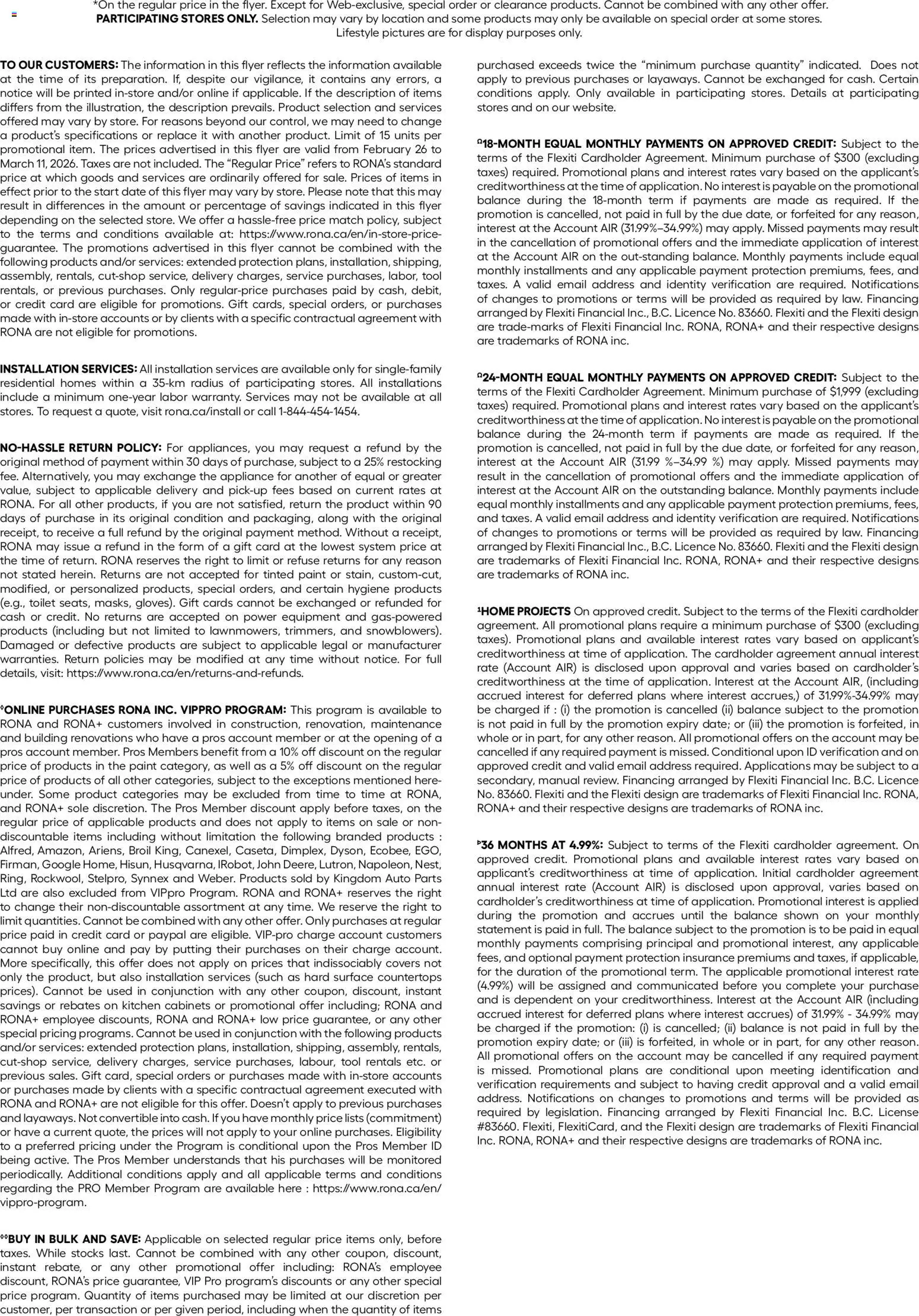 Rona flyer valid from 26.02.2026 | Page: 24