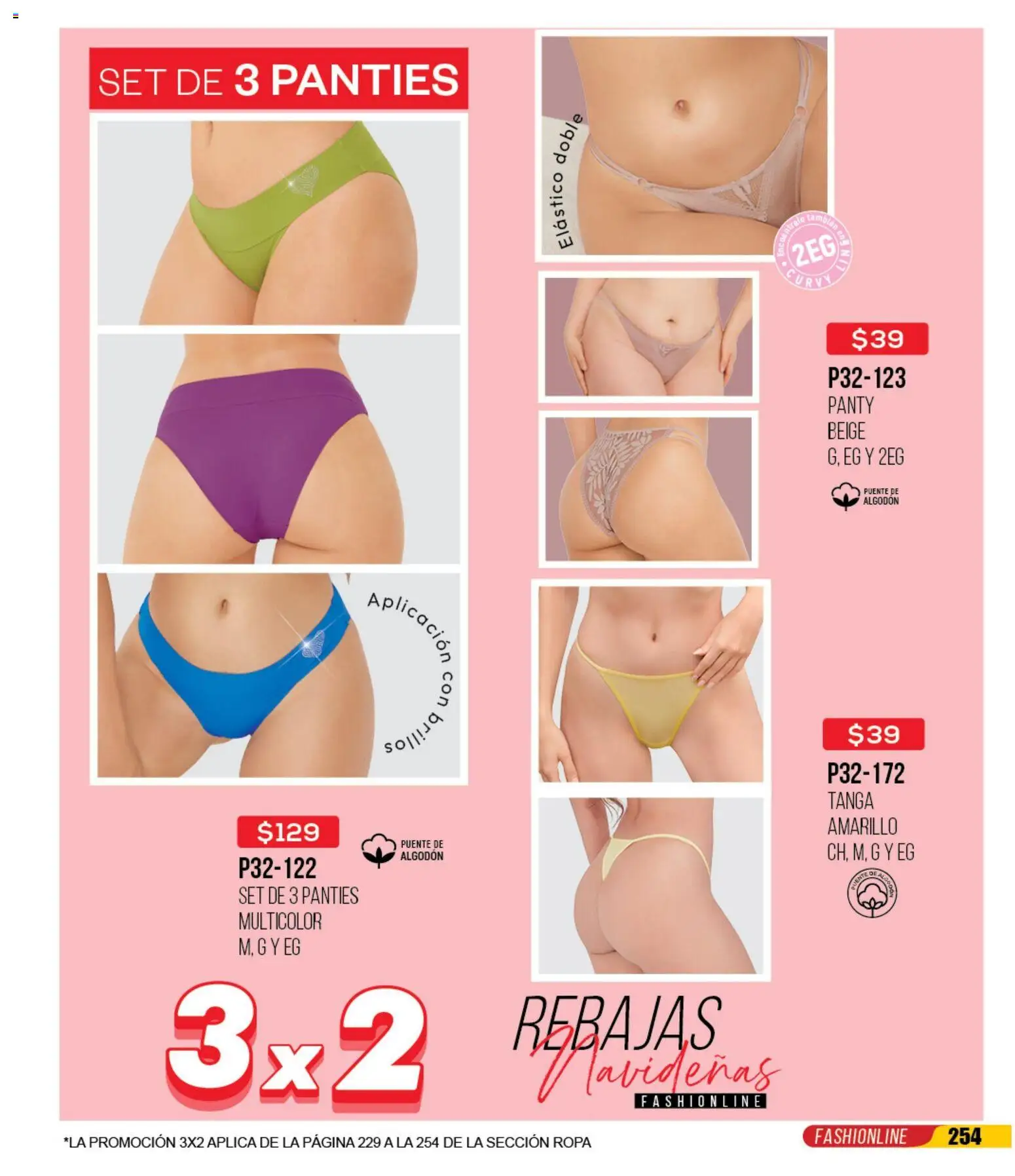 Nuevas ofertas de Cklass válidas en toda la República Mexicana desde el 30.11.2025. ¡Encuentra las mejores ofertas en Cklass catálogo Rebajas Navideñas Ropa! | Página: 255 | Productos: Algodón, Ropa