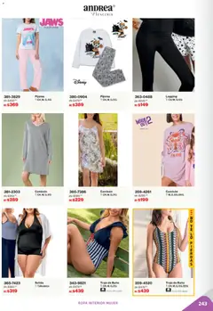 Vista previa de Andrea catálogo Outlet, nuevo folleto de la tienda, válido en México a partir del 02.11.2025 | Página: 243 | Productos: Traje, Algodón, Ropa, Baño