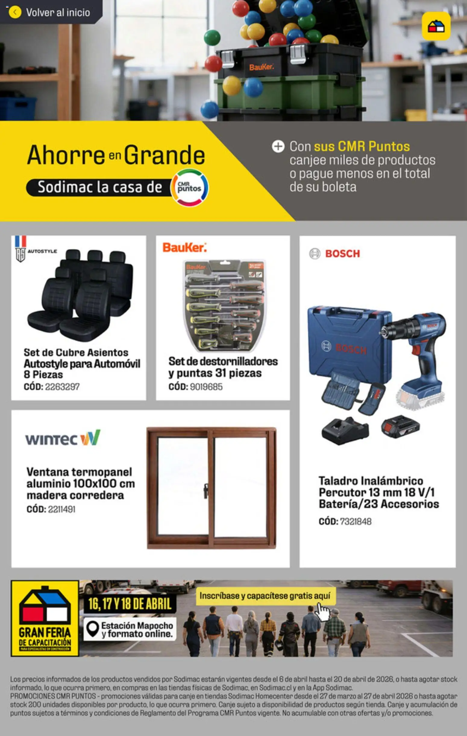 Sodimac ofertas  │ válido desde el 04.04.2026 | Página: 8 | Productos: Taladro