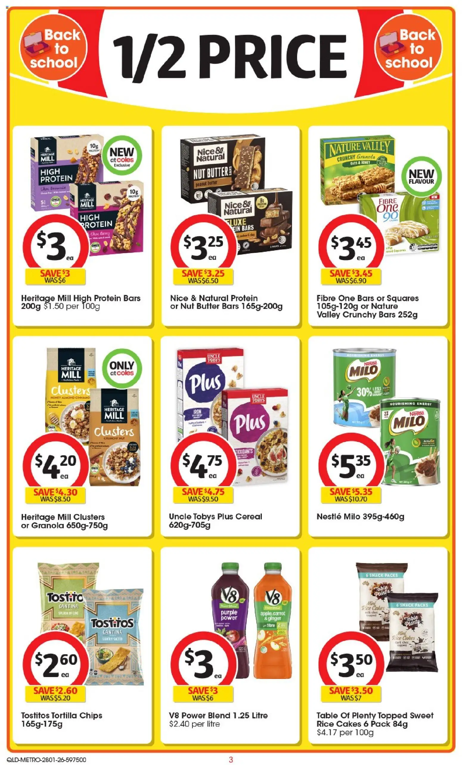 Coles catalogue - valid from 28.01.2026 | Page: 4 | Products: Table, Granola, Rice, Chips