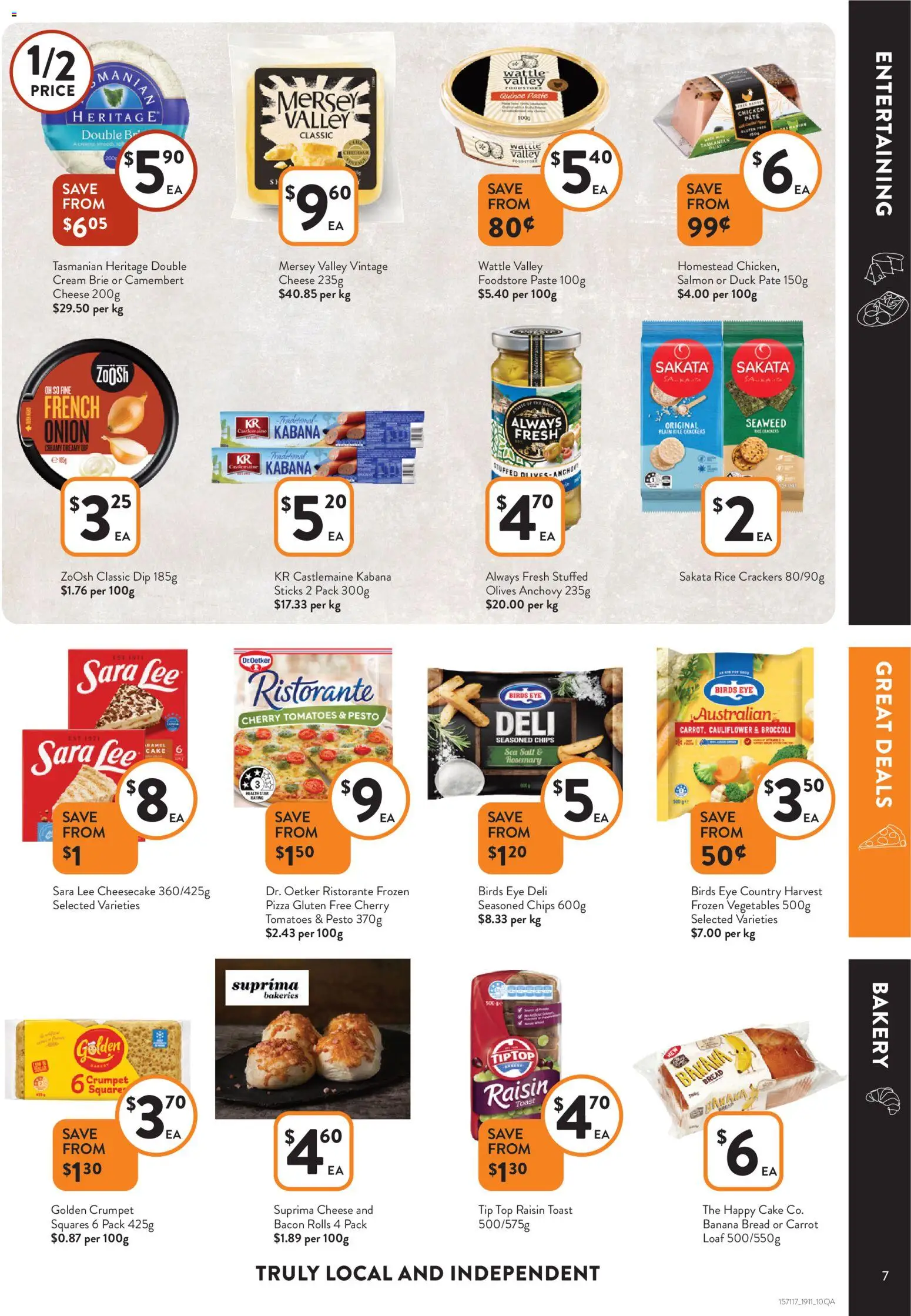 Foodworks catalogue - valid from 19.11.2025 | Page: 7 | Products: Bread, Chips, Vegetables, Salt