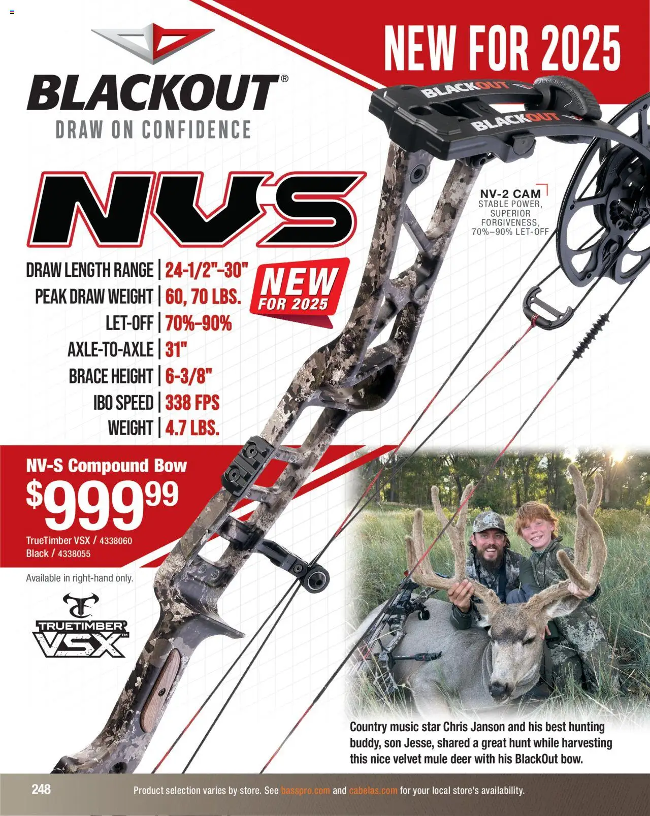 Cabela's Hunting Master 25 - valid from 11.08.2025 | Page: 248 | Products: Ridge, Bow, Weight
