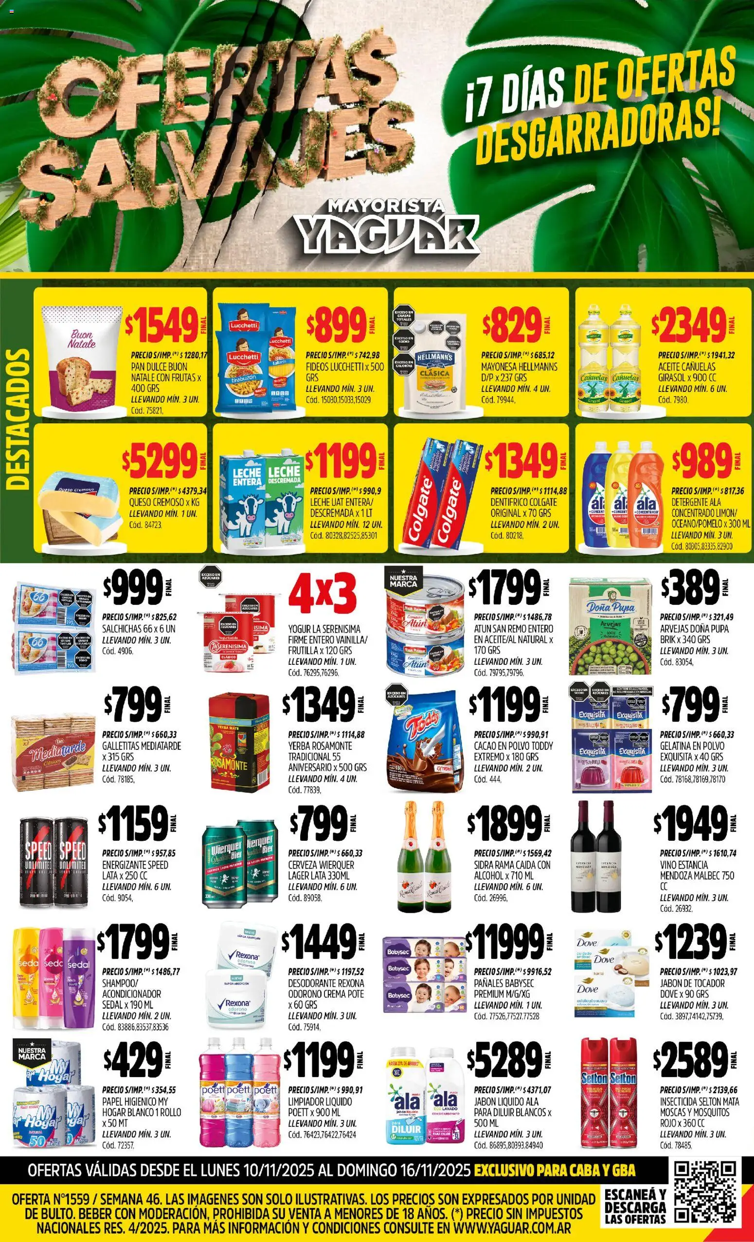 Yaguar - Parque Chacabuco │ válido desde el 10.11.2025 | Página: 1 | Productos: Frutilla, Gelatina, Jabón, Cacao