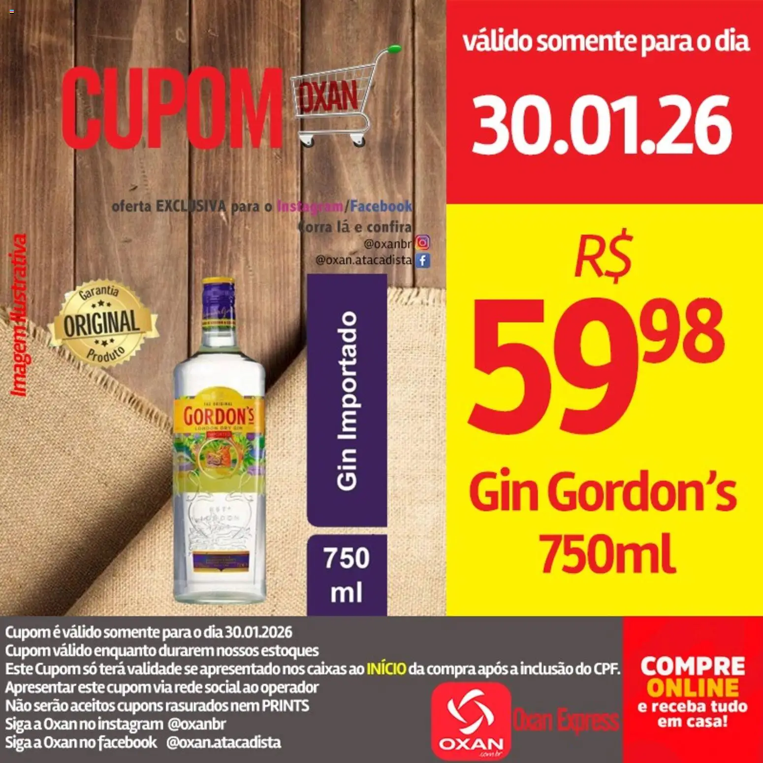 Oxan Atacadista Folheto - válido de 30.01.2026 | Página: 2 | Produtos: Gin